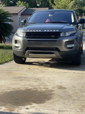 The Range Rover Evoque and the constant oil leak from the turbo seals