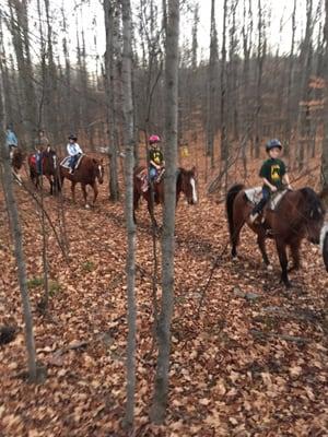 Beautiful woods and trails, and of course; the best guides.