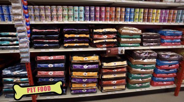 Bone-A-Patreat carries over 40 brands of premium pet food.