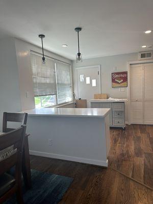 Kitchen island in Bethesda