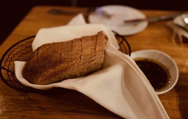 Dinner Bread with house vinegar sauce