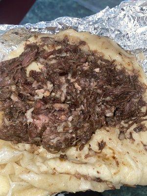 Fat riddled barbacoa