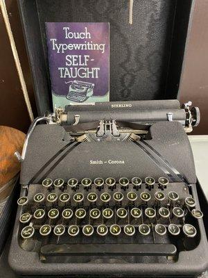 Vintage typewriter