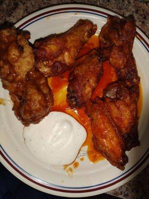 Mild wings and Hawaii strip