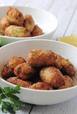 The Portuguese Fish Cakes )( bolinhos de bacalhau