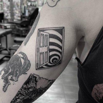 Twilight zone by Cari @carebeartattoos at Wolf & Shadow Tattoo Collective