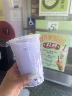 Taro Milk Tea ($1.99 special)