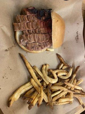 Chopped Brisket Sandwich