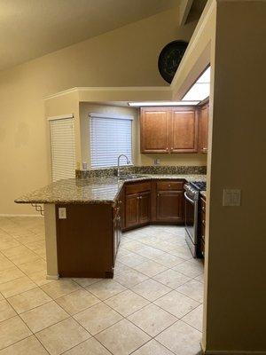 This is what our kitchen looked like before the remodel.