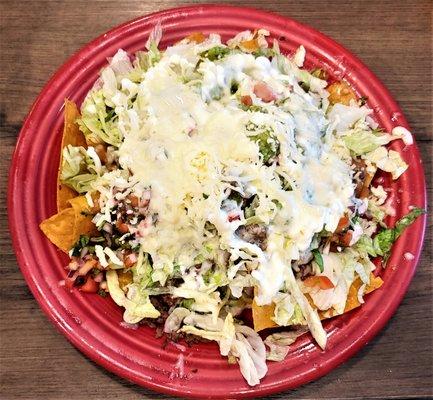 This is the Half Order of Nachos Supreme.  Photo taken November 13, 2021.