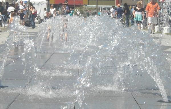 cooling off fountains