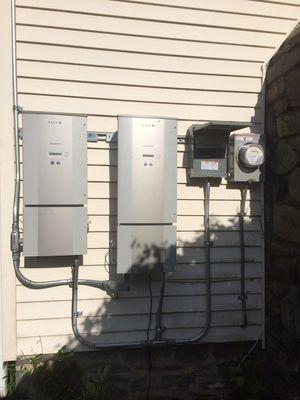 Outdoor inverter installation