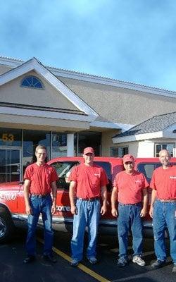 Here we are in front of the Villa Park, Illinois store