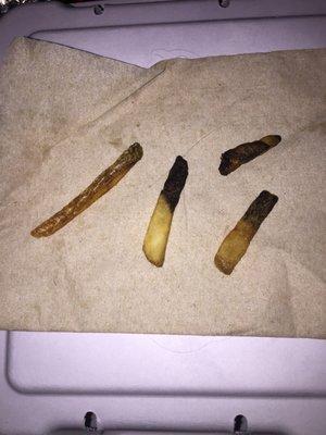 Wendy's French Fries, moldy. When you're children ask if they are ok to eat.