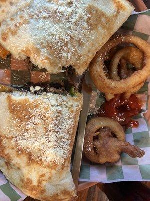 Bbq brisket sandwich enough for two people. Soooo good.