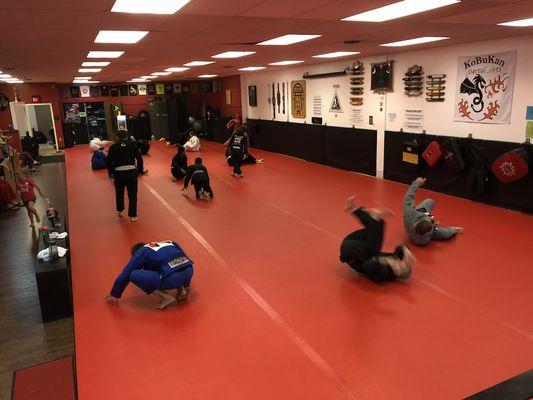 Brazilian Jiu Jitsu class