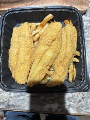 Fried catfish