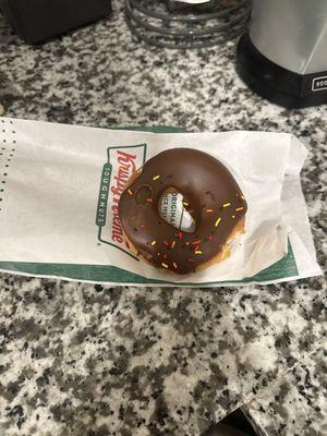 Terrible looking/tasting donut