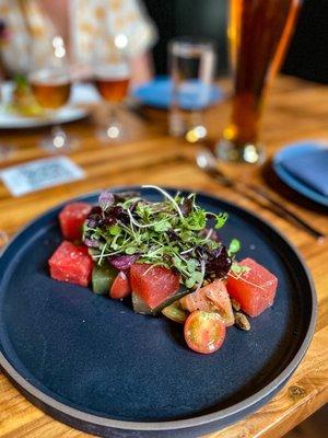 Summer Melon & Tomato Salad