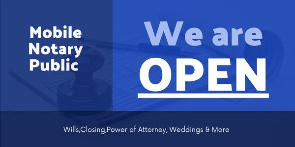 We are open and ready to assist you with all your legal needs. For any questions call for a FREE consultation.