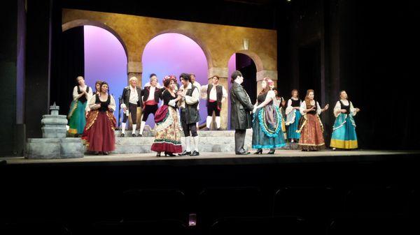 Production photo. All costumes built by Madisewn for The Gondoliers. Capital Times Newspaper called them "lucious" costumes