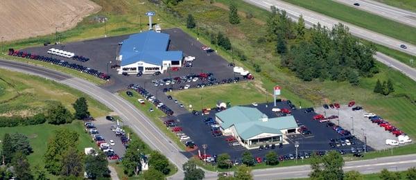 Genesee Valley Motors is just off Exit 10 of Interstate 390 in Avon, NY