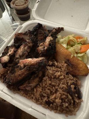 Jerk chicken plate