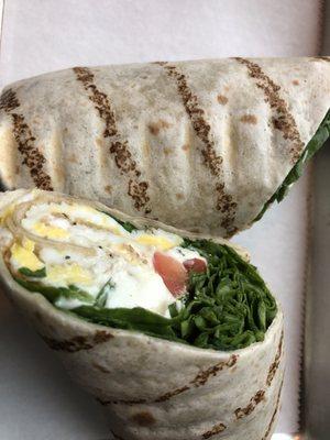 Farmers breakfast wrap $10