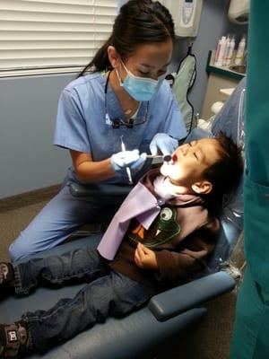 First time at dentist with Dr. naomi! Awesome & friendly office :)