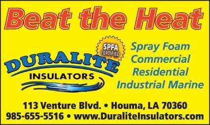 Save now before the summer utility bills heat up!
Call for a free estimate!
985-655-5516