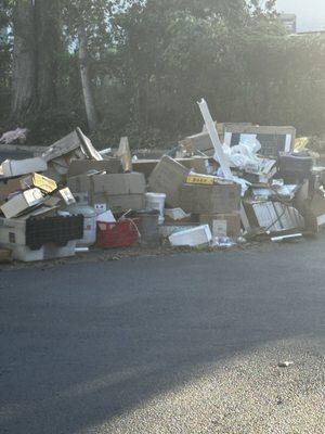 There is no reason people are paying $800 in rent and possibly higher to live in a neighborhood that has all this trash accumulating.