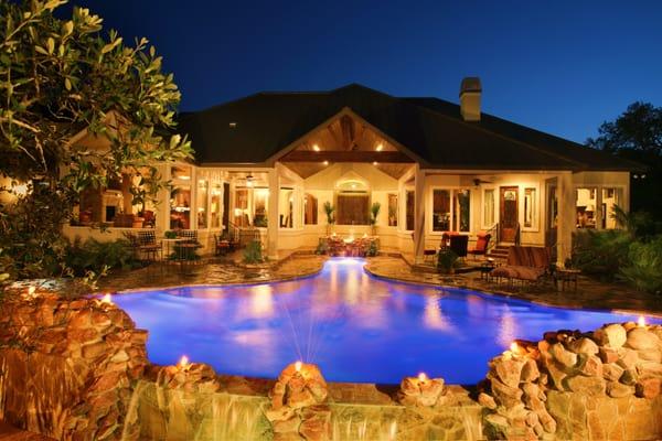 award winning pool.2007 parade of homes