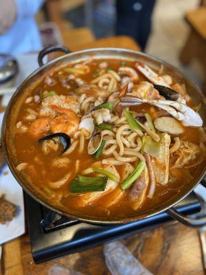 Seafood hot pot casserole