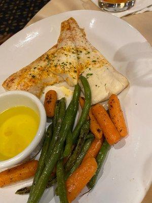 Baked Haddock with Vegs