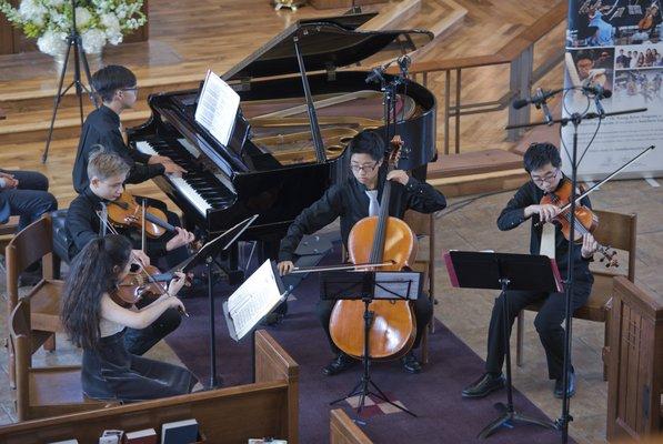 A recital in Rancho Santa Margarita featuring participants of Chamber Music | OC's Pre-College Program