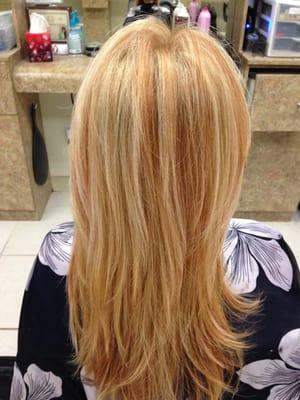 Two color highlights by Tina