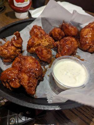 BBQ wings half off on Monday