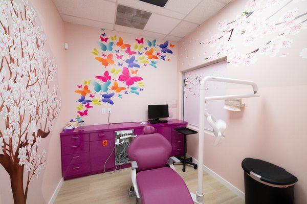 Pink treatment room