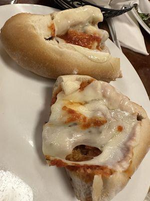 Meatball Parmigiana Hero