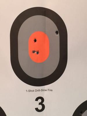 G19 at 20 yards.