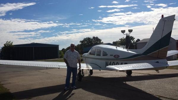 Getting ready for discovery flight.