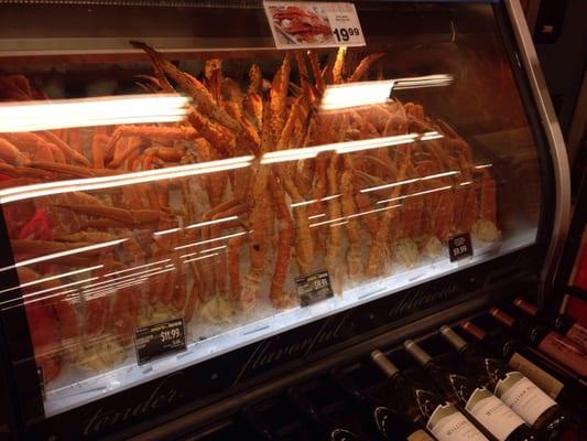 Fresh king crab legs