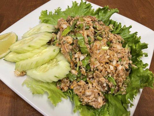 Fish larb