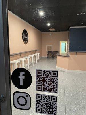 Fb & IG QR codes