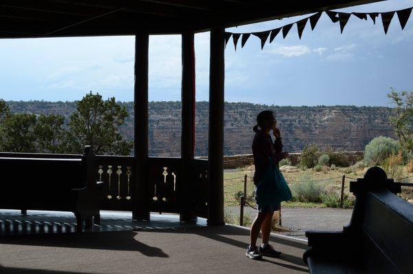 The patio at El Tovar