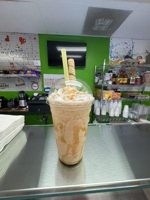 Pumpkin pie milkshake