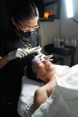 Skin analysis is included in all facial services.