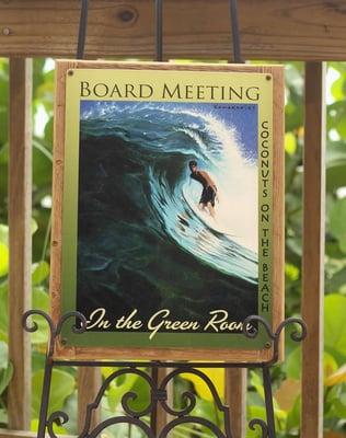 Time for a "Board Meeting."