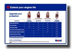 Oil change comparison