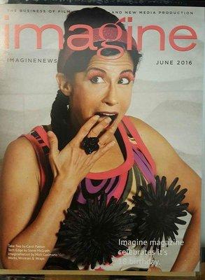 Mock up: Lynn Julian on the cover of Imagine Magazine